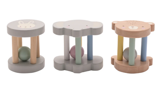 Bambino Baby Drum Rattle - Bear
