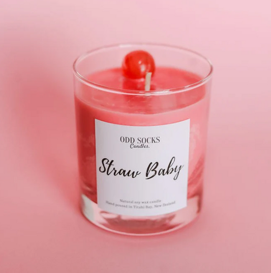 Odd socks candles - Straw baby