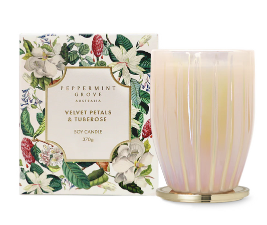 Peppermint Grove Candle - Velvet petals & Tuberose
