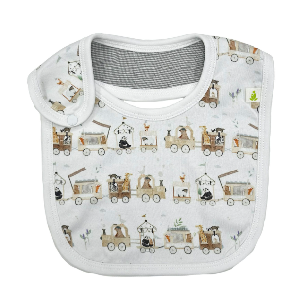 Reverse Bib - Animal Train