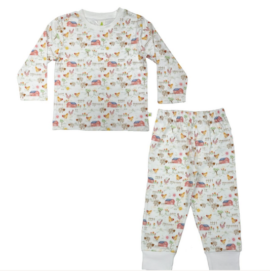 Top and Pant PJ Set – On the Farm