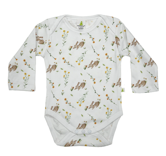 Long Sleeve Bodysuit – Bunny Bloom