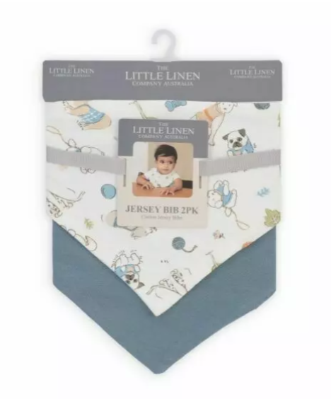 Jersey Baby Bib 2 Pack - Barklife