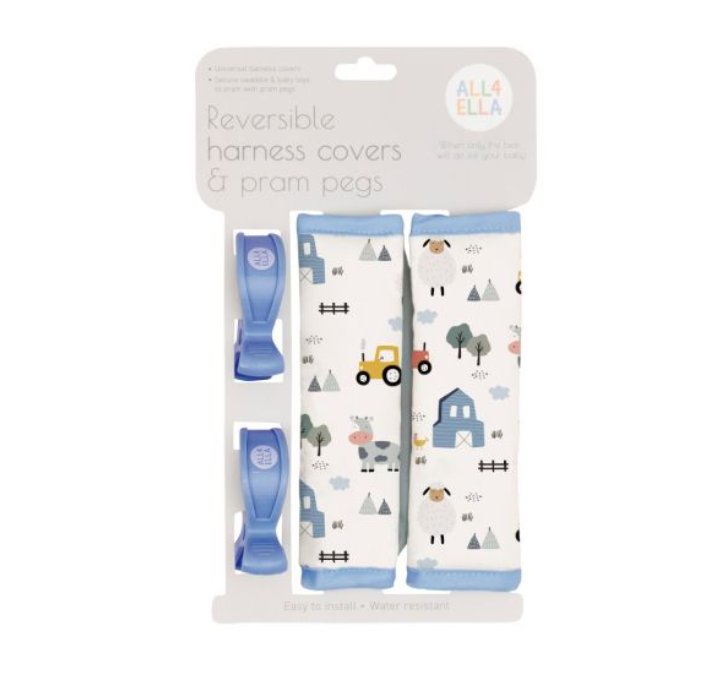 Harness Covers & Pram Pegs - Barnyard