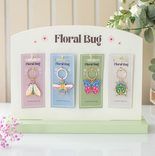 Floral Bug Keyrings