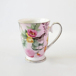 Ashdene Romantic Garden Pink Mug