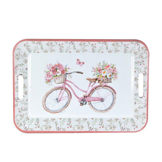 Tin  Serving Tray - BIking
