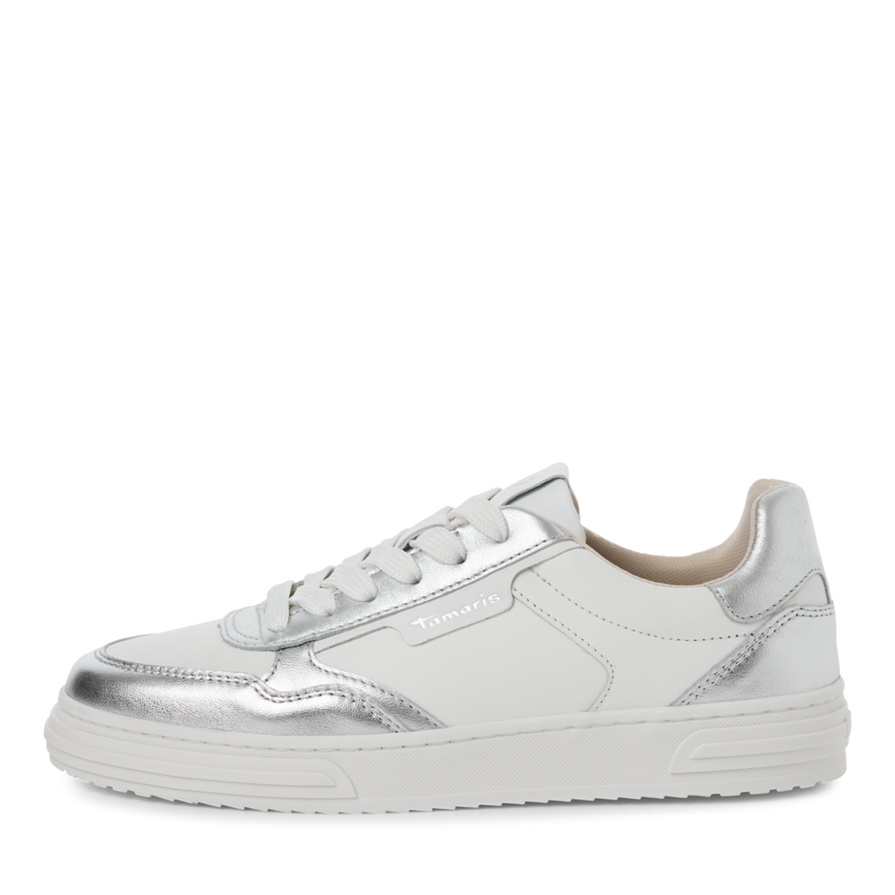 Tamaris Leather and Silver Shoe