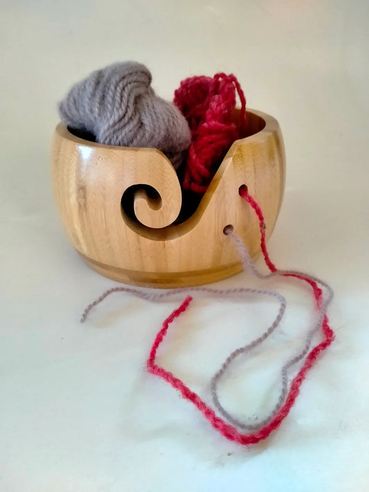 Wooden Yarn Wool Bowl