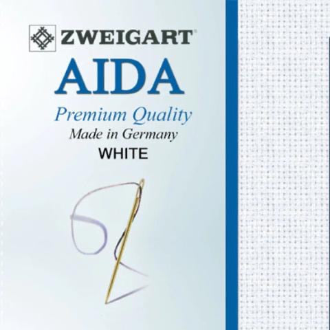 Zweigart Aida 11ct - White