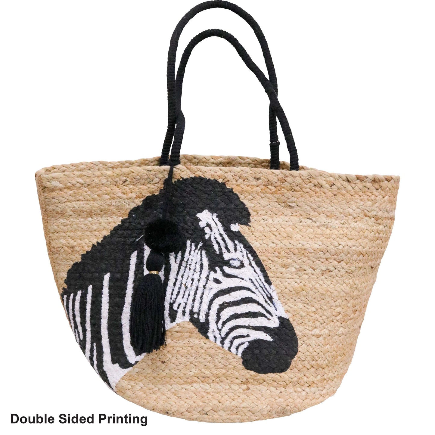 Zebra Jute Bag