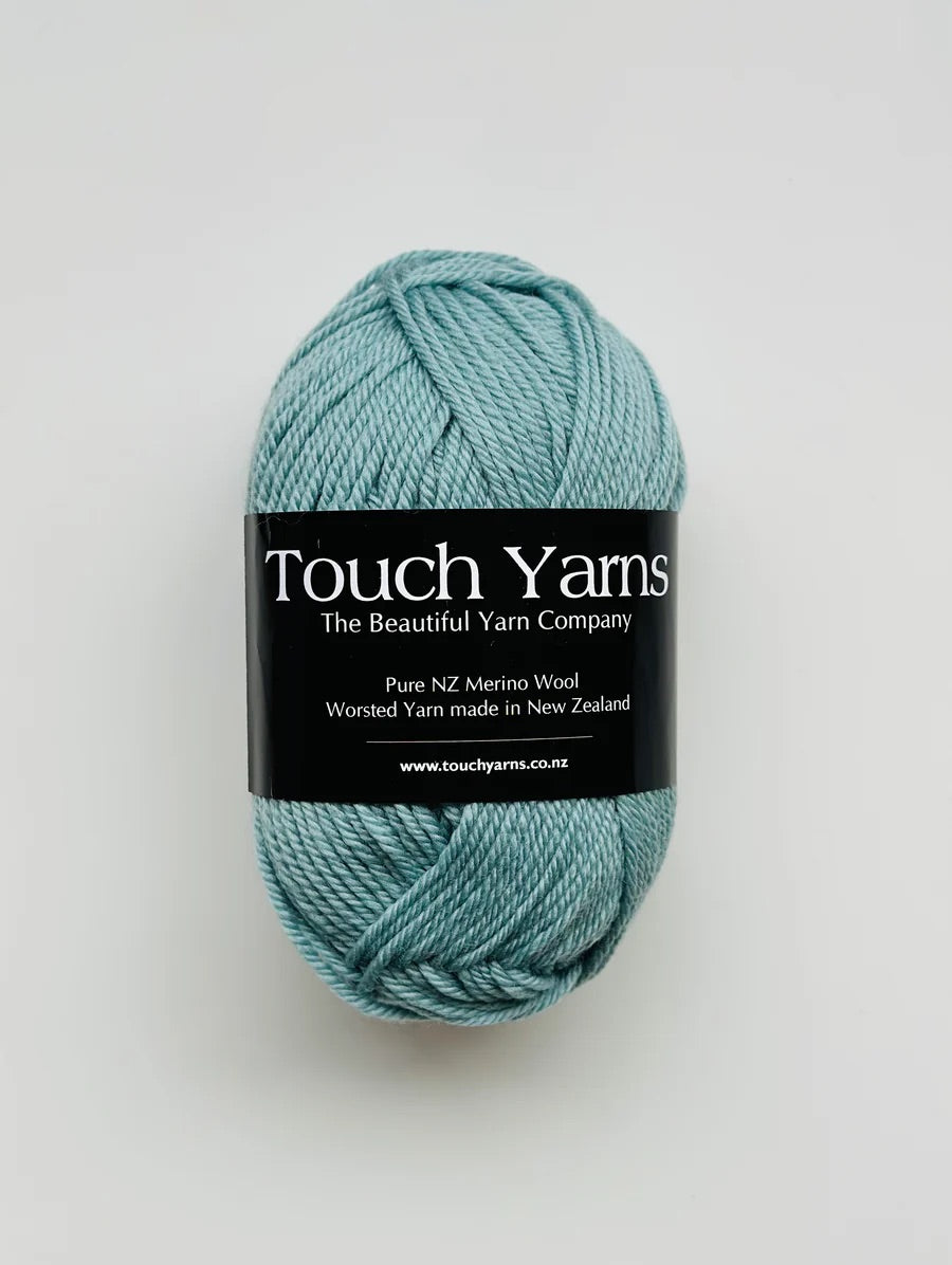 Touch Yarns Pure Merino 8ply – Duck Egg