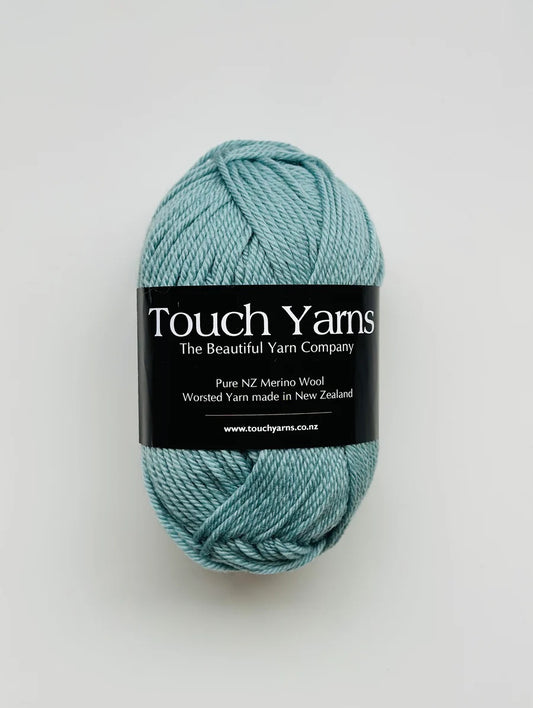 Touch Yarns Pure Merino 8ply – Duck Egg