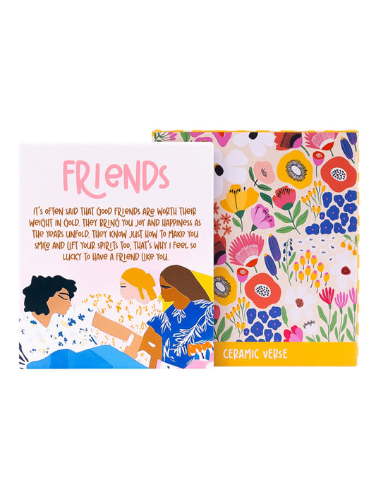 Billie Ceramic Verse - Friends