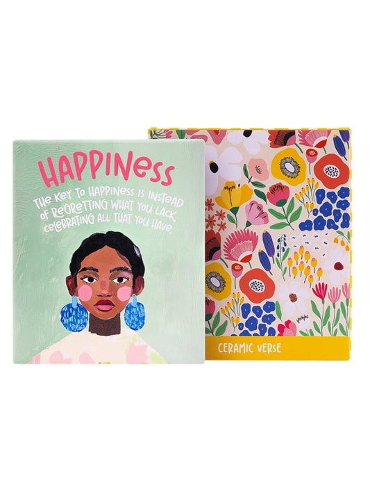 Billie Ceramic Verse - Happiness