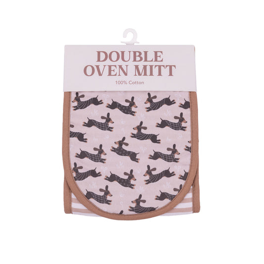 Double Oven Mitt - Dogs