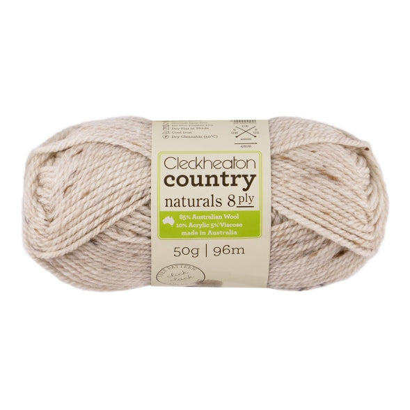 Cleckheaton Country Naturals 8 Ply - Natural