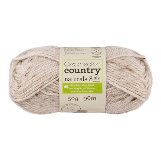Cleckheaton Country Naturals 8 Ply - Natural
