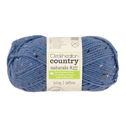 Cleckheaton Country Naturals 8 ply - Blue Shadow