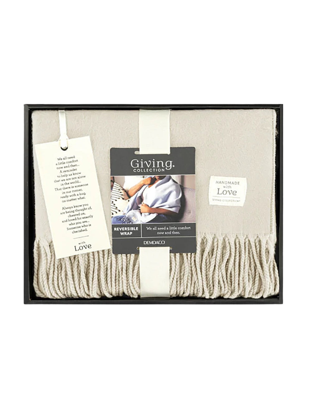 Demdaco Giving Wrap - Cream