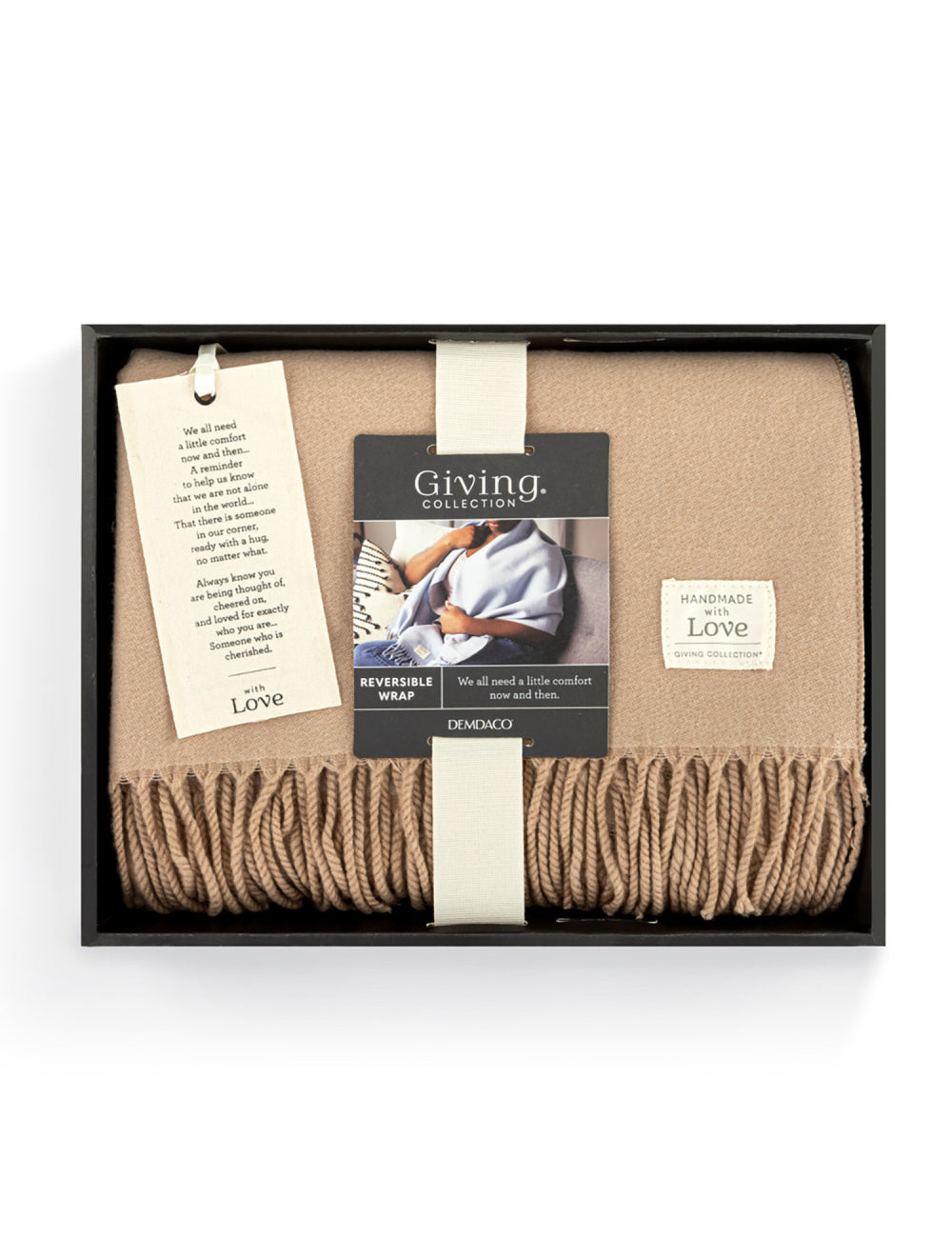Demdaco Giving Wrap - Camel