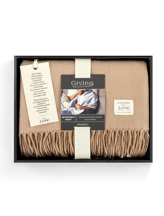 Demdaco Giving Wrap - Camel