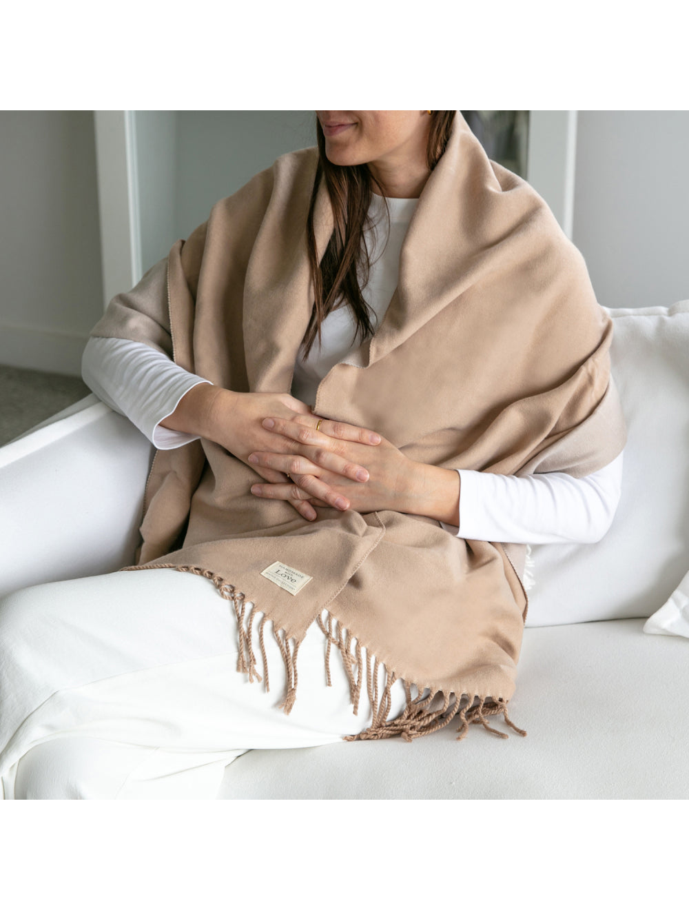 Demdaco Giving Wrap - Camel