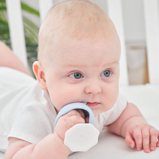 Mombella Mushroom Teether - Iron Grey