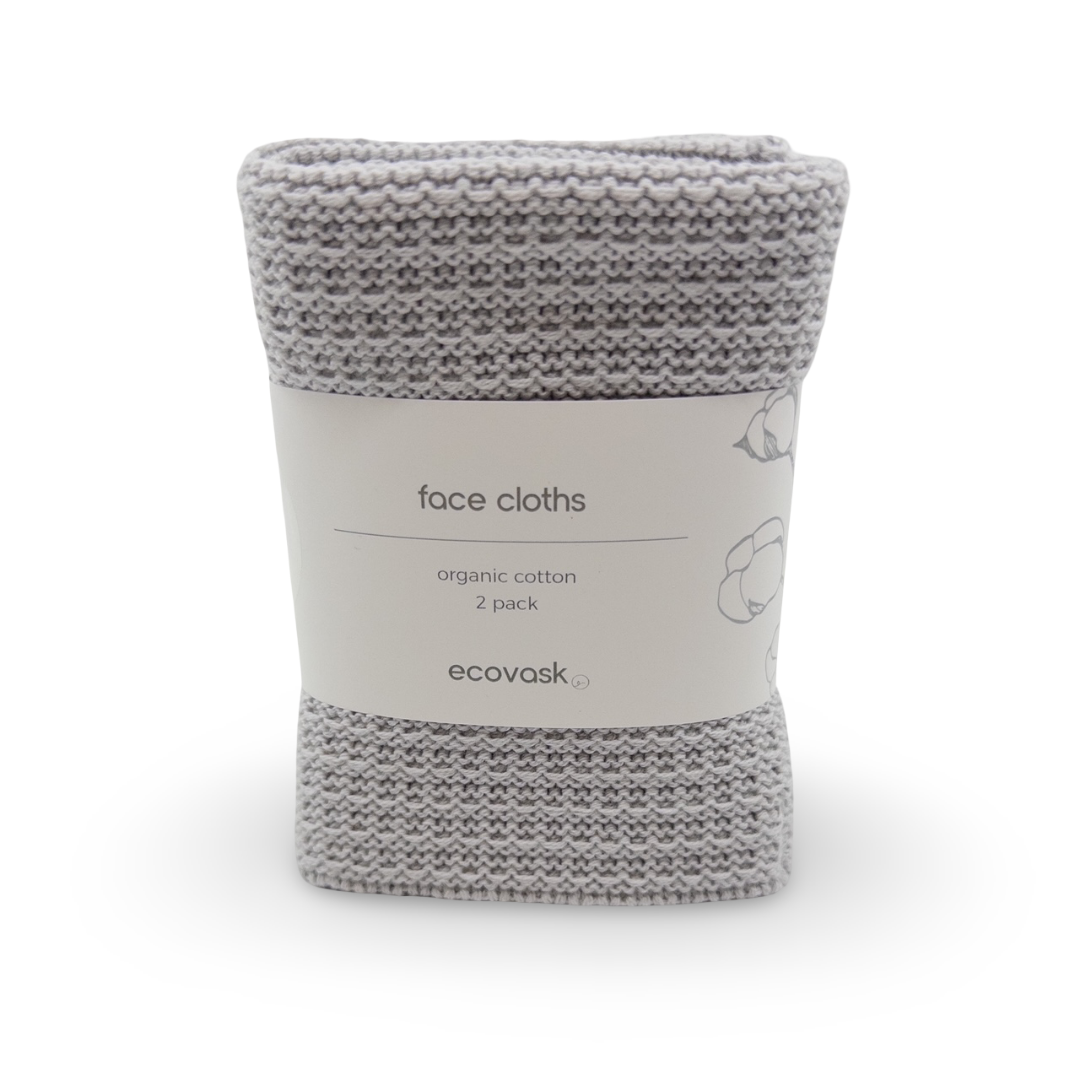 Ecovask Face Cloths - Nimbus