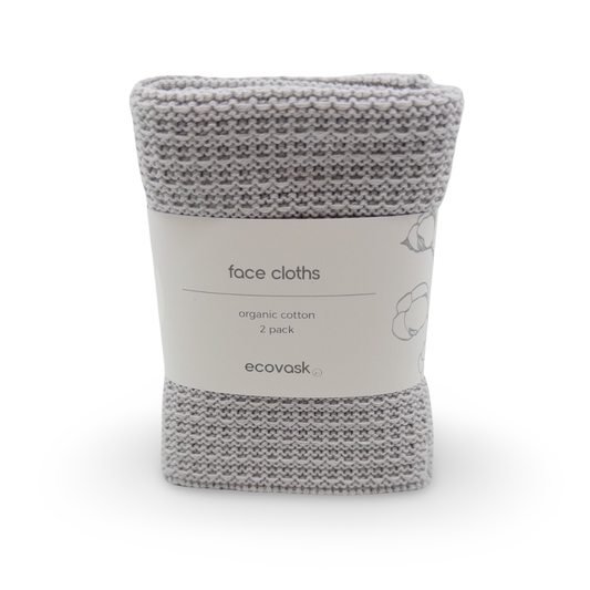 Ecovask Face Cloths - Nimbus