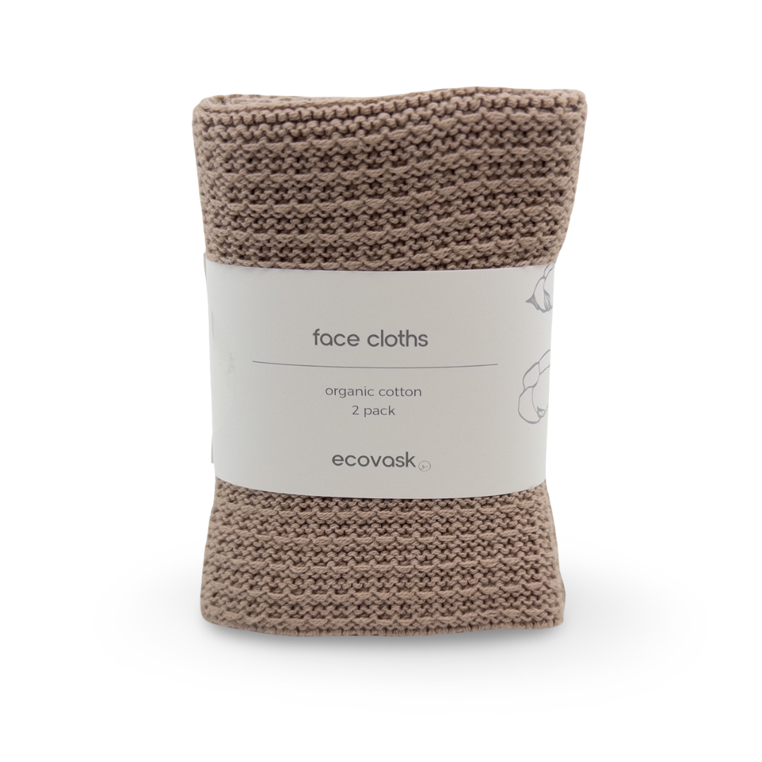 Ecovask Face Cloths - Hummus