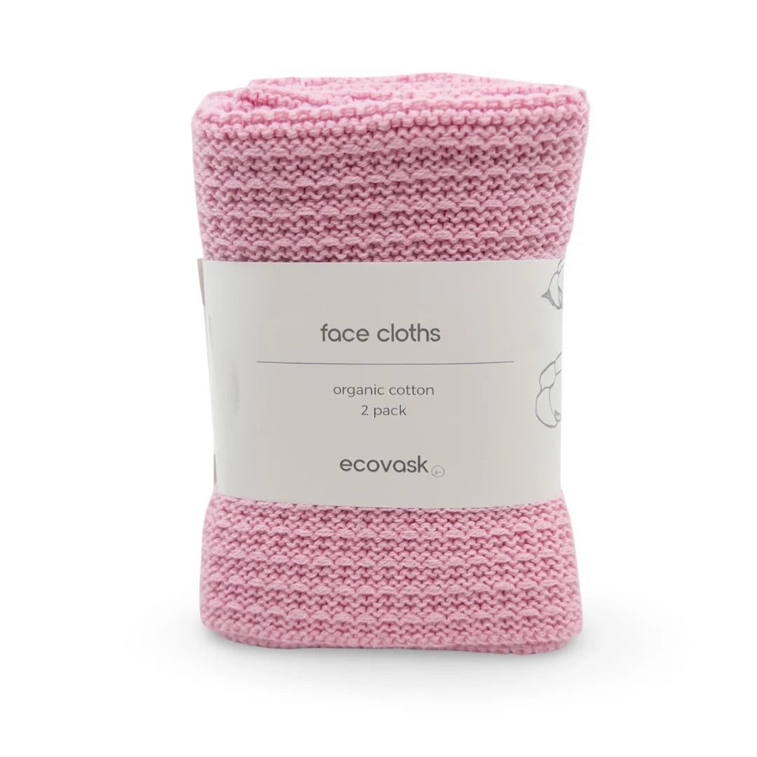 Ecovask Face Cloths - Sherbert