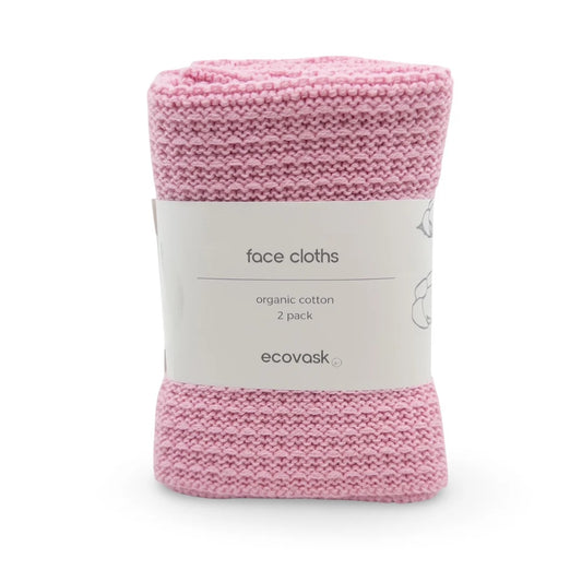 Ecovask Face Cloths - Sherbert