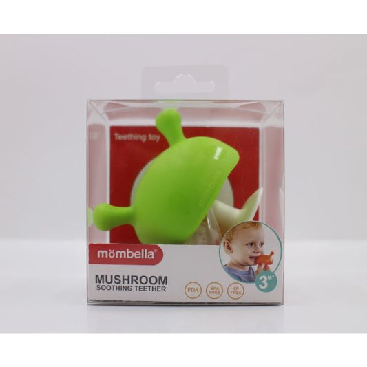 Mombella Mushroom Teether - Green