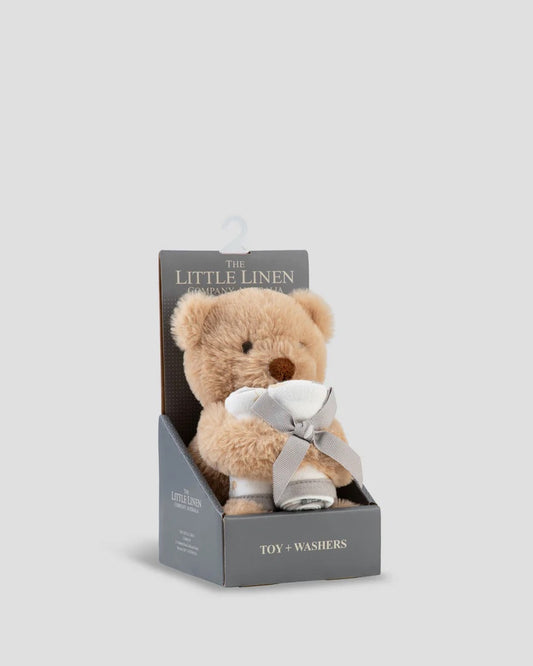 Soft Plush Baby Toy & Face Washers - Nectar Bear