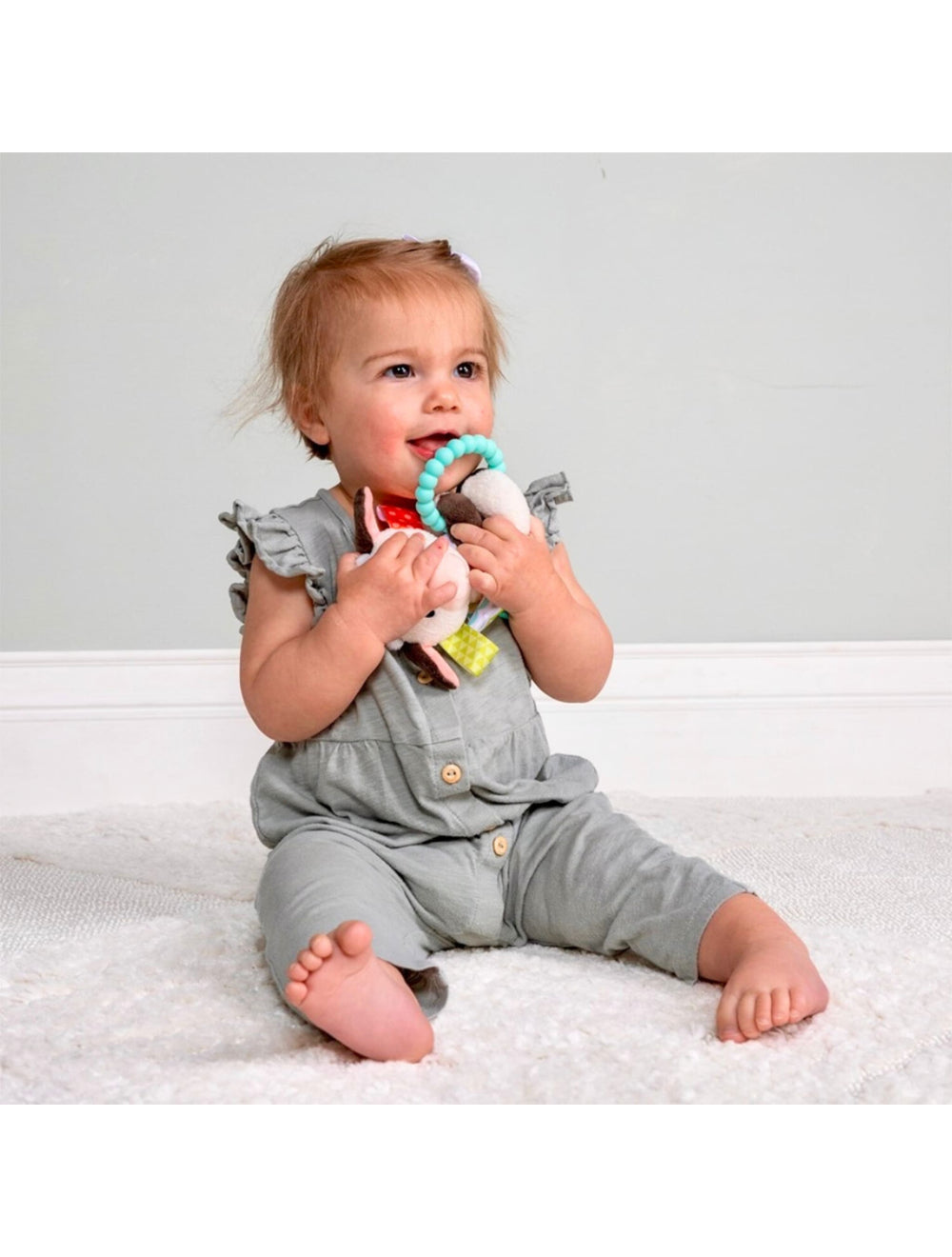 Mary Meyer Taggies Buttercup Cow Teether Rattle