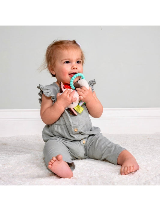 Mary Meyer Taggies Buttercup Cow Teether Rattle