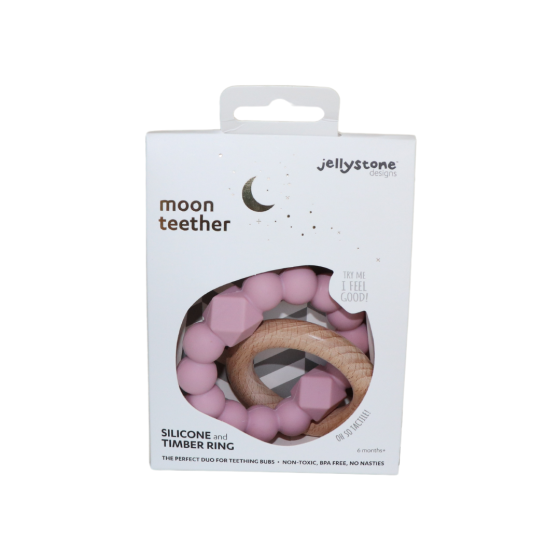 Jellystone Moon Teether - Mauve