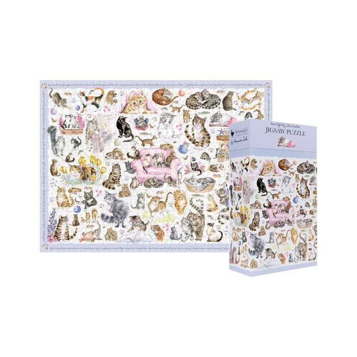 Wrendale Designs Jigsaw Puzzle - Feline Friends