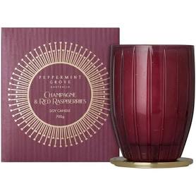 Peppermint Grove Candle 370g - Champagne and Red Rasberries