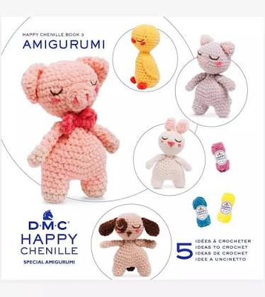 DMC Happy Chenille Amigurumi Pattern Book #3