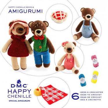 DMC Happy Chenille Amigurumi Pattern Book #6
