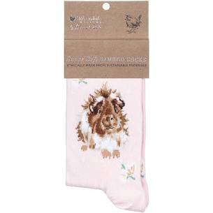 Wrendale Designs Ladies Socks - Grinny Pig