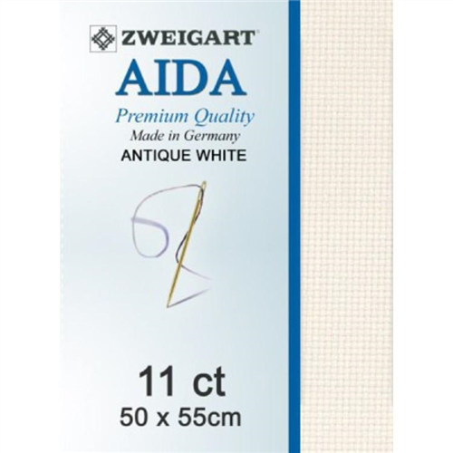 Zweigart Aida 11ct - Antique White
