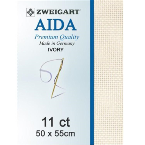Zweigart Aida 11ct - Ivory