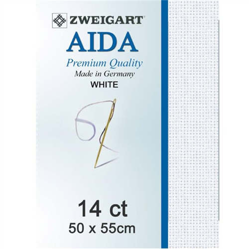 Zweigart Aida 14ct - White