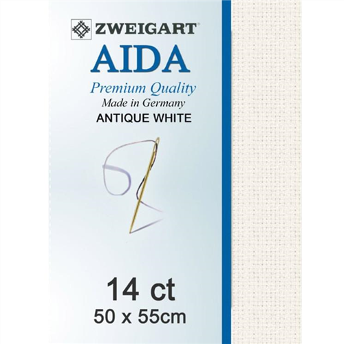Zweigart Aida 14ct - Antique White